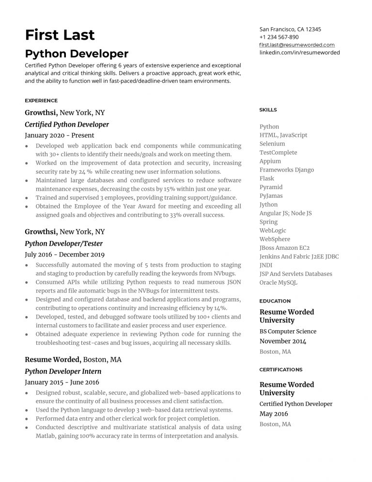 how-to-shortlist-the-best-python-developer-resume-tips-from-experts