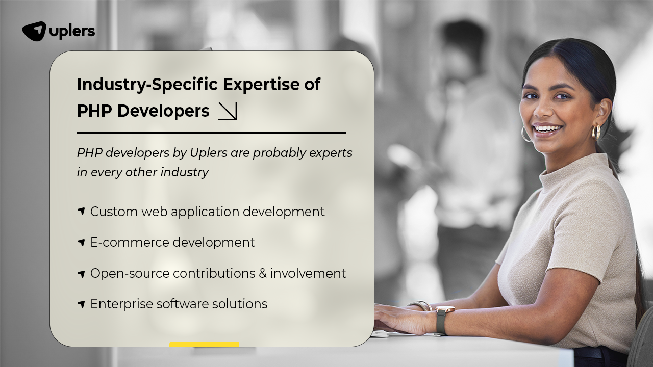 Industry-Specific Expertise of PHP Developers