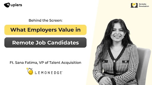 Key Skills for Thriving in Remote Work: Insights from LemonEdge’s Talent Acquisition Expert, Sana Fatima